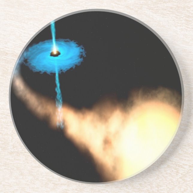 Dessous De Verre En Grès Microquasar Découvert dans notre Galaxie (Devant)