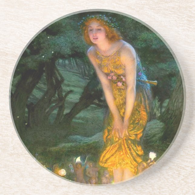 Dessous De Verre En Grès Midété Eve Edward Robert Hughes (Devant)