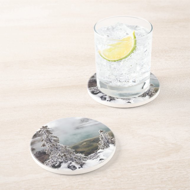 Dessous De Verre En Grès Milou Yellowstone (Côté)