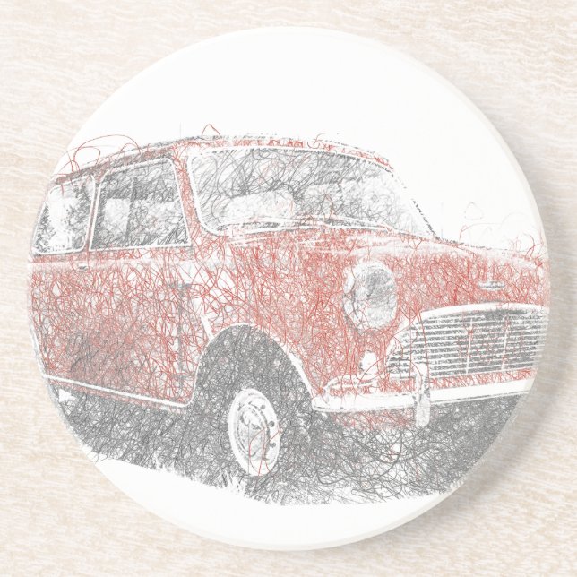 Dessous De Verre En Grès Mini (Biro) (Devant)