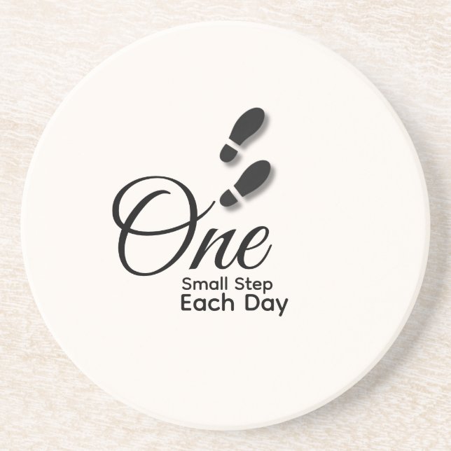 Dessous De Verre En Grès Minimal Motivational Coaster-Drink Coaster (Devant)