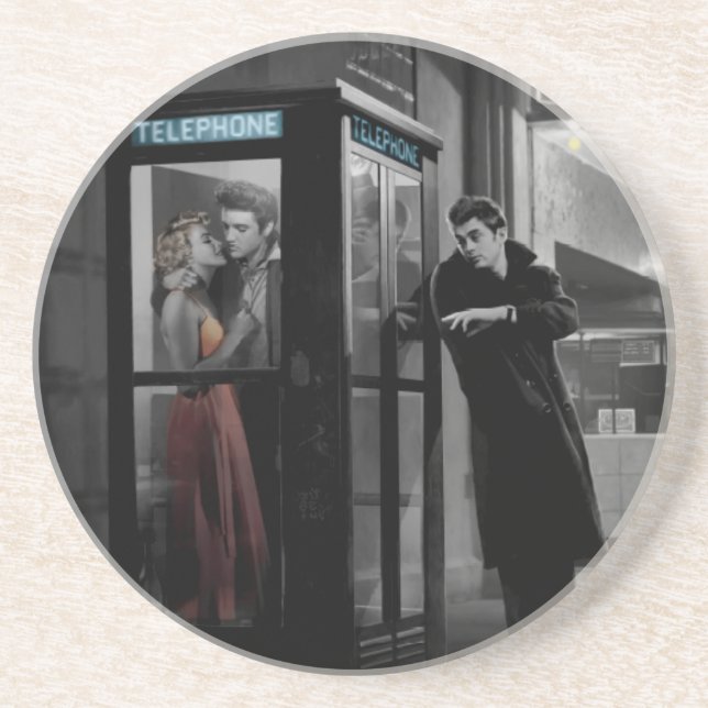 Dessous De Verre En Grès Minuit (Devant)