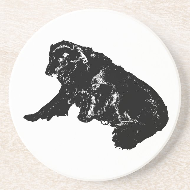 Dessous De Verre En Grès Minuscule galerie : Retriever Side-Rest (Devant)