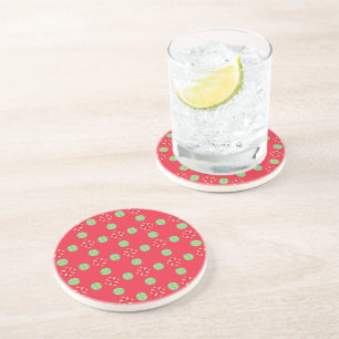 Dessous De Verre En Grès Modèle de charme des fêtes de Noël 03 - 
