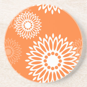 Dessous De Verre En Grès Modèle floral géométrique minimaliste Mandala oran