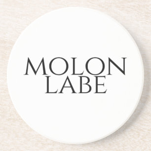 Dessous De Verre En Grès Molon Labe