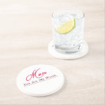 Dessous De Verre En Grès Mom You Are My World Happy Mothers Day<br><div class="desc">Mom You Are My World Happy Mothers Day coaster. ''Mom,  You are my world'' express your love to your mom this mothers day with these cute Happy Mothers Day gifts.</div>
