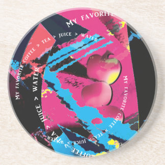 DESSOUS DE VERRE EN GRÈS MON CAFÉ > THÉ > JUS > EAU PRÉFÉRÉS