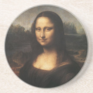 Dessous De Verre En Grès Mona Lisa sur toile