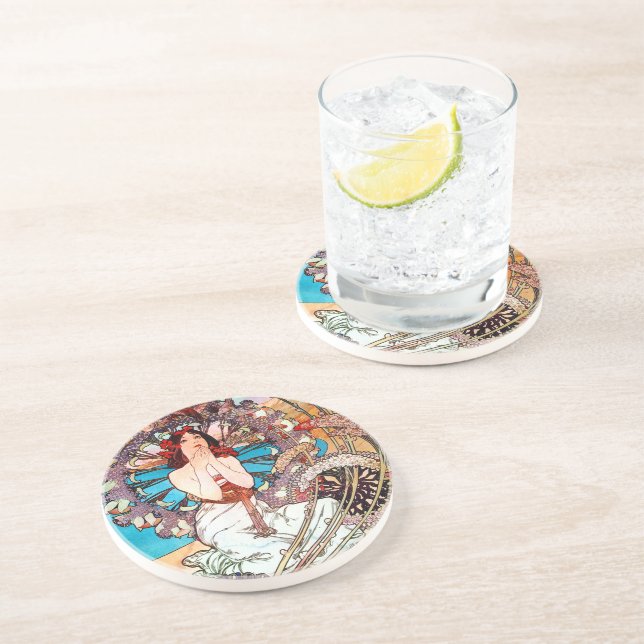 Dessous De Verre En Grès Monaco Monte-Carlo (Côté)