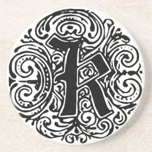 Dessous De Verre En Grès Monarchie "K"