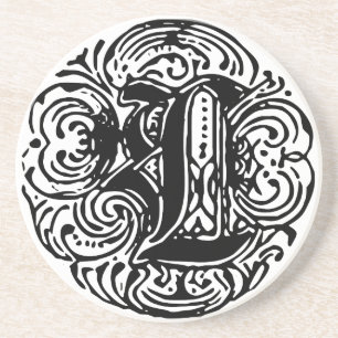 Dessous De Verre En Grès Monarchie "L"