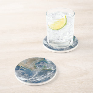 Dessous De Verre En Grès Monde