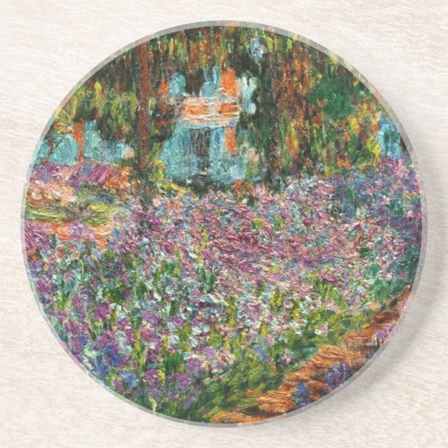 Dessous De Verre En Grès Monet Le jardin de l'artiste à Giverny (Devant)