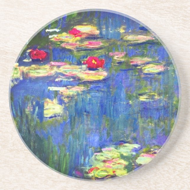 Dessous De Verre En Grès Monet Water Lilies (Devant)