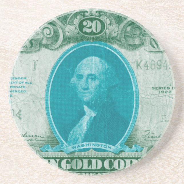 Dessous De Verre En Grès Monnaie moderne V (Devant)