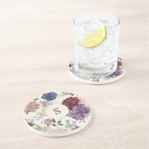 Monogramme Floral Vintage Hydrangea Grandmillennia