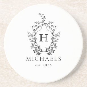 Dessous de verre en grès monographique personnalis