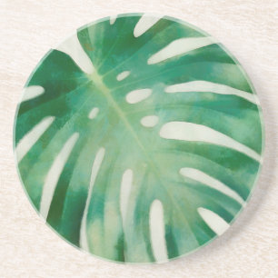 Dessous De Verre En Grès Monstera leaf