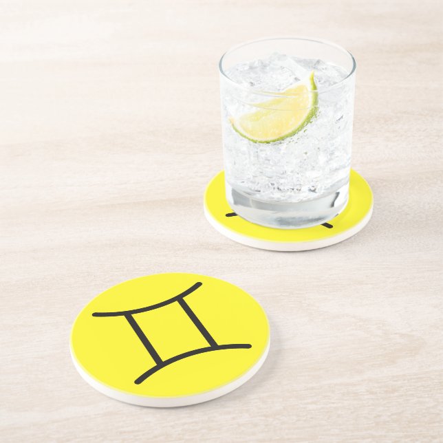 Dessous De Verre En Grès Montagnes russes Gemini (Côté)