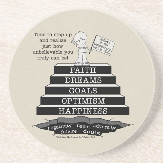 Dessous De Verre En Grès Monter (Devant)