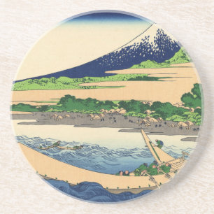 Dessous De Verre En Grès Monts d'art Hokusai