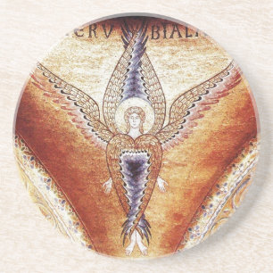DESSOUS DE VERRE EN GRÈS MOSAIC ANGEL