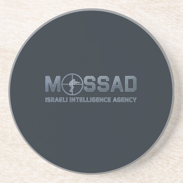 Dessous De Verre En Grès Mossad - Israeli Intelligence Agency - Scope (Devant)