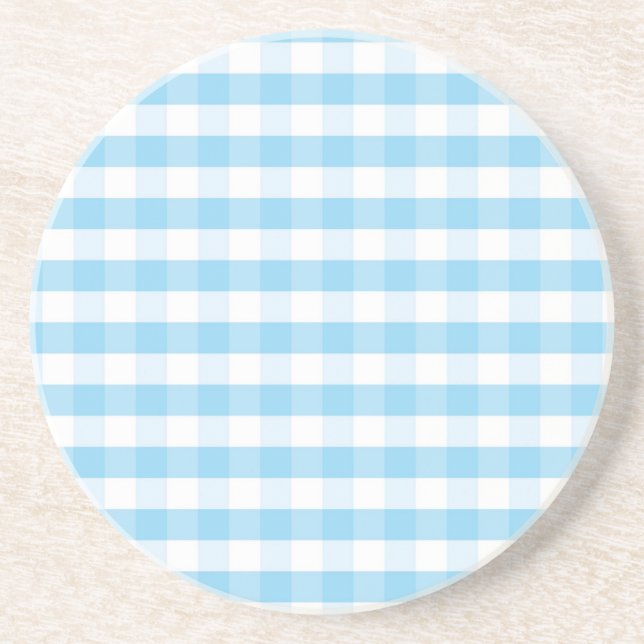 Dessous De Verre En Grès Motif à carreaux (Devant)