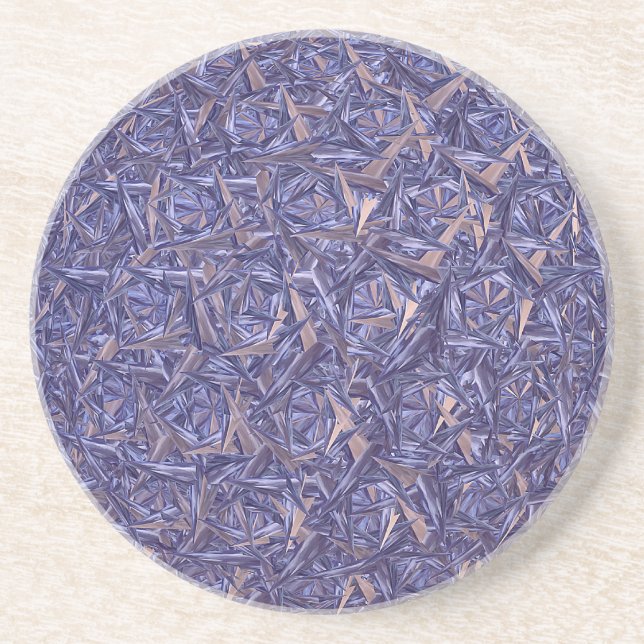 Dessous De Verre En Grès motif abstrait (Devant)