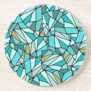 Dessous De Verre En Grès motif Abstrait