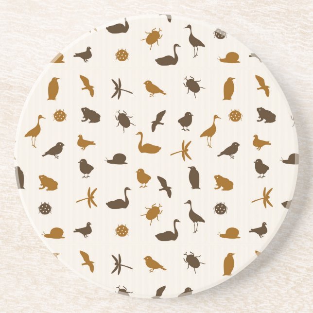 Dessous De Verre En Grès Motif animal 2 (Devant)