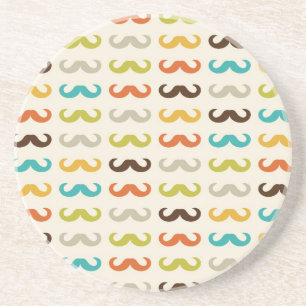 Dessous De Verre En Grès Motif avec la moustache