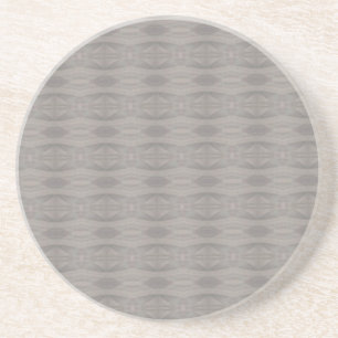 Dessous De Verre En Grès Motif Aztec Gris
