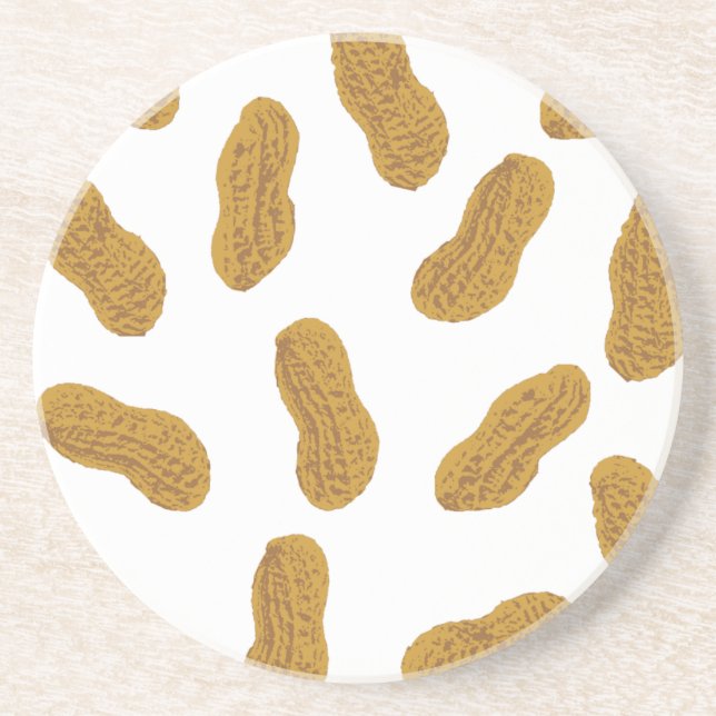 Dessous De Verre En Grès Motif cacahuètes (Devant)