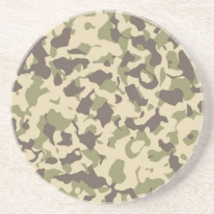 Dessous De Verre En Grès Motif Camo