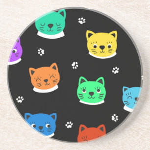 Dessous De Verre En Grès Motif de chat