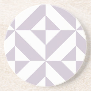 Dessous De Verre En Grès Motif de cube de pale Cool géométrique
