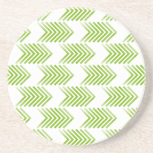 Dessous De Verre En Grès Motif de flèche Tribal verte