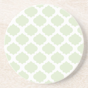 Dessous De Verre En Grès Motif de l'organisation de la menthe