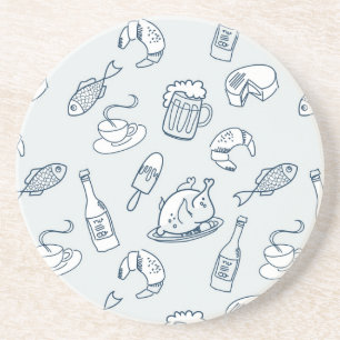Dessous De Verre En Grès Motif de nourriture