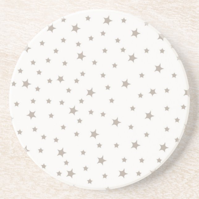 Dessous De Verre En Grès Motif d'étoiles (Devant)