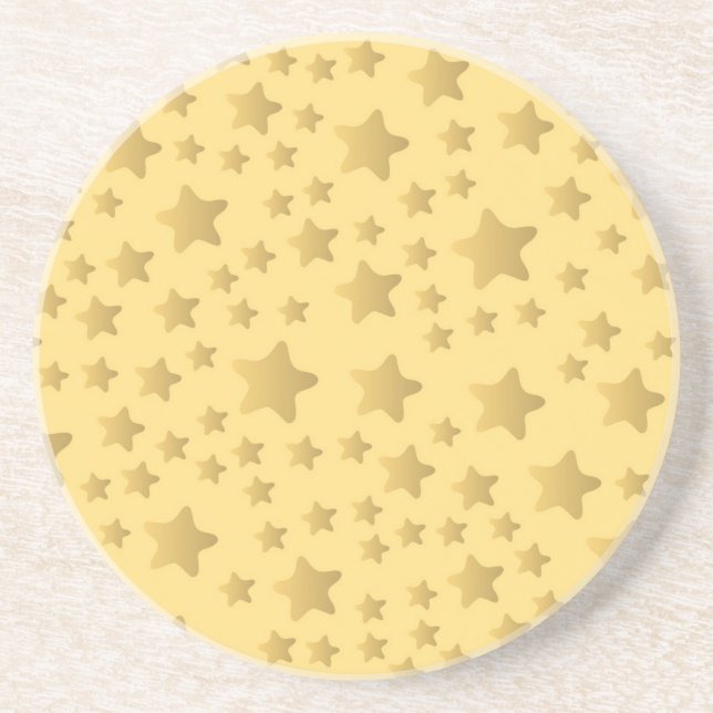 Dessous De Verre En Grès Motif d'étoiles (Devant)