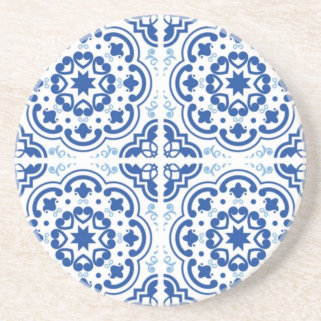 Dessous De Verre En Grès Motif en céramique (Devant)