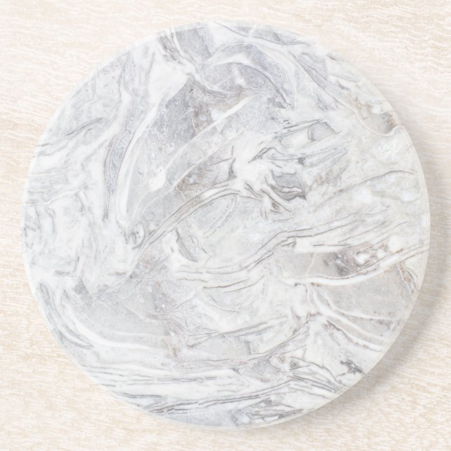 Dessous De Verre En Grès Motif en marbre (Devant)