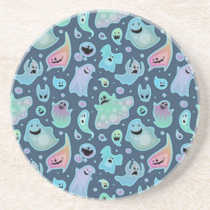 Dessous De Verre En Grès Motif fantôme