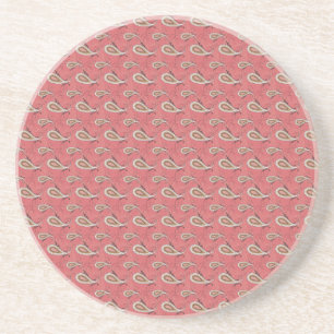 Dessous De Verre En Grès Motif Foxglove Petal Paisley