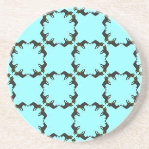 Dessous De Verre En Grès Motif Frenchie pur