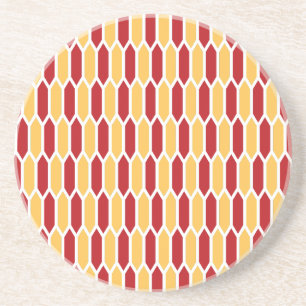 Dessous De Verre En Grès Motif géométrique