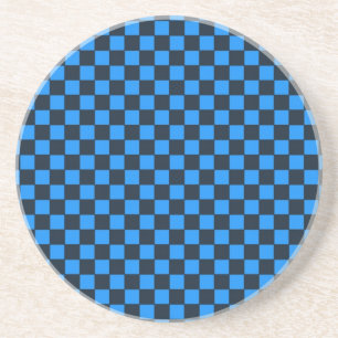 Dessous De Verre En Grès Motif géométrique à carreaux gras